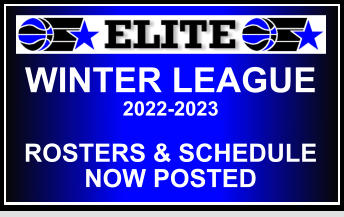 WINTER LEAGUE  2022-2023 ROSTERS & SCHEDULE  NOW POSTED